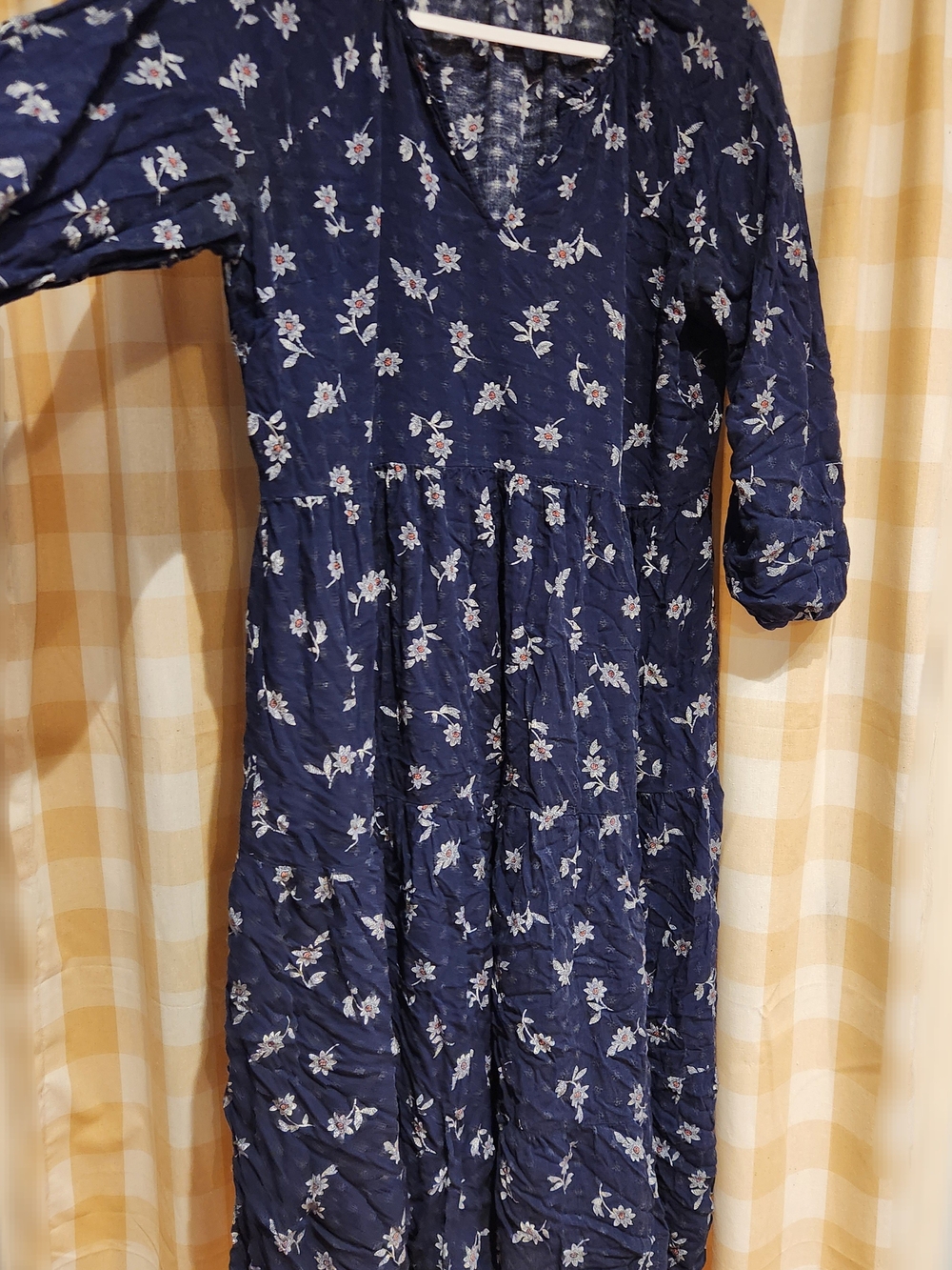 Navy Floral Sundress size L